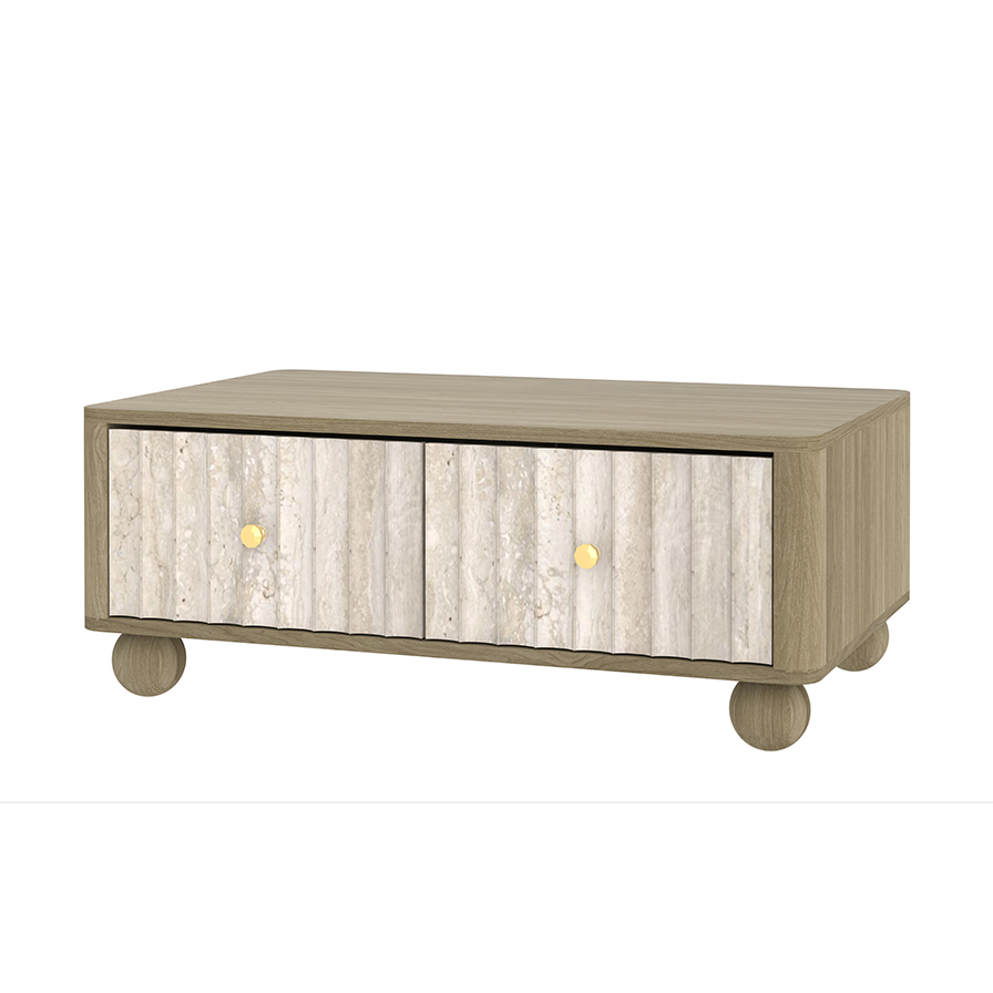 Pebble Groove Coffee Table